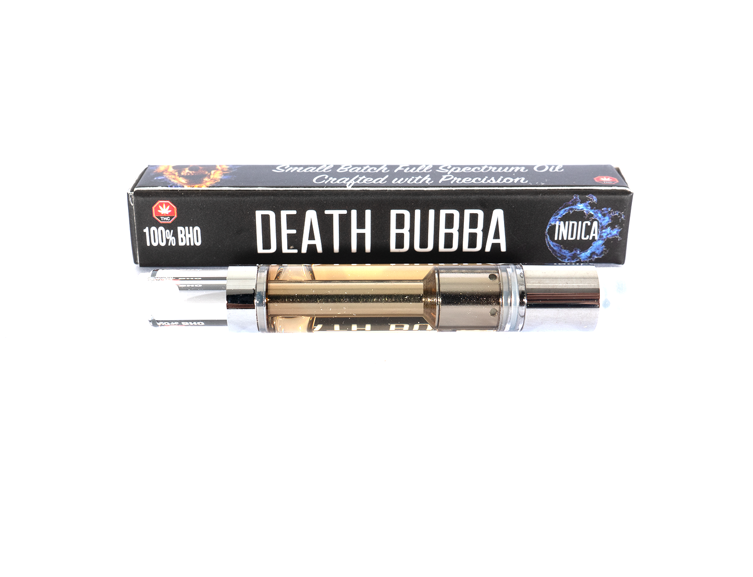 Plain Jane 1g Vape Cartridges - Death Bubba (Indica)
