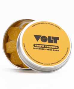 Boost your confidence discreetly with Volt Tropical Thunder Gummies. Each tropical-flavoured gummy contains 40 mg of tadalafil (Cialis®) for enhanced vitality and endurance. Delicious, convenient, and long-lasting, Volt helps you feel your best without the pressure.