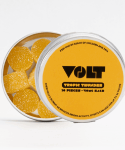 Boost your confidence discreetly with Volt Tropical Thunder Gummies. Each tropical-flavoured gummy contains 40 mg of tadalafil (Cialis®) for enhanced vitality and endurance. Delicious, convenient, and long-lasting, Volt helps you feel your best without the pressure.