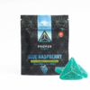 Experience bold flavor and powerful full-spectrum effects with Proper Extracts Blue Raspberry Indica Gummies. Each pack contains 3 live resin-infused gummies at 360mg THC each, crafted with natural fruit flavors and divided into sections for easy dosing. Rich in cannabinoids and terpenes, these gummies deliver a potent, tailored cannabis experience with the tangy sweetness of blue raspberry leading the way.