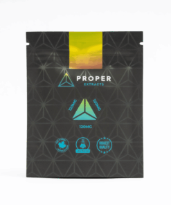 Proper Extracts Sativa Pack Gummies deliver a trio of bold fruit flavors - Green Apple, Lemon, and Strawberry - infused with 1080mg of THC per pack. Crafted with premium live resin for full-spectrum benefits, each 360mg gummy is easily divisible for flexible dosing.