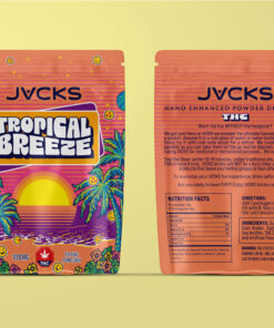 JACKS THC Powder Drink Mix - Tropical Breeze 1000mg
