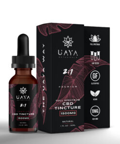 UAYA Tinctures 1500mg - 2:1 CBD:THC