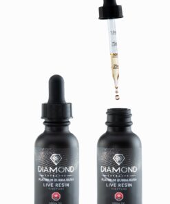 Diamond THC Tinctures 1000mg - Platinum Bubba Kush (Live Resin)