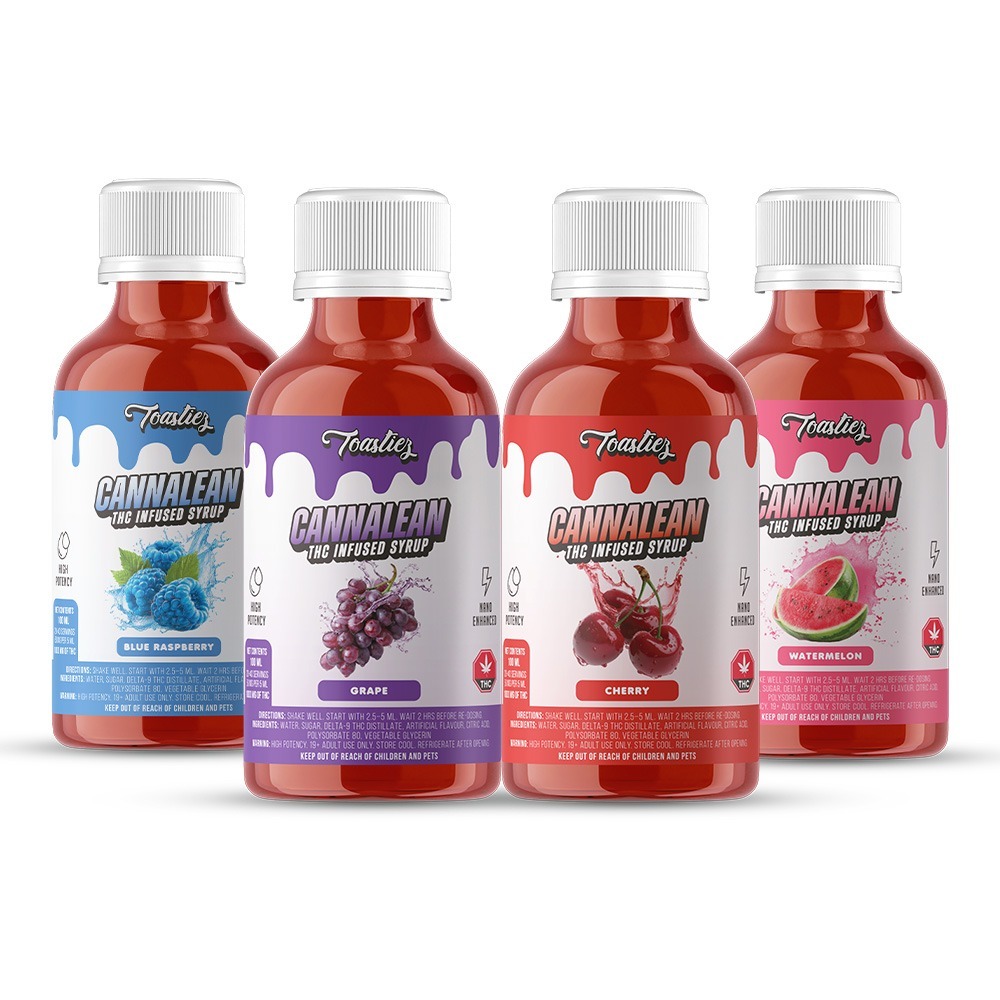 Toastiez Cannalean THC Syrup - Grape - Image 2