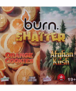 Burn Shatter 2 Grams - Orange Cookies + Afghan Kush