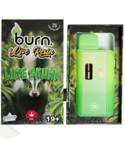 Burn Live Resin Vape (2g) - Lime Skunk (Hybrid)