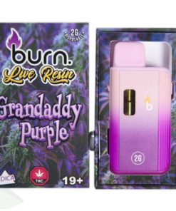 Burn Live Resin Vape (2g) - Granddaddy Purple (Indica)