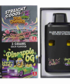Straight Goods 6g Dual Chamber Vape - Strawberry Mimosa + Pineapple OG